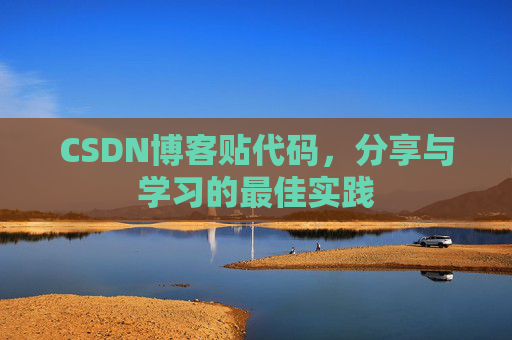 CSDN博客贴代码，分享与学习的最佳实践